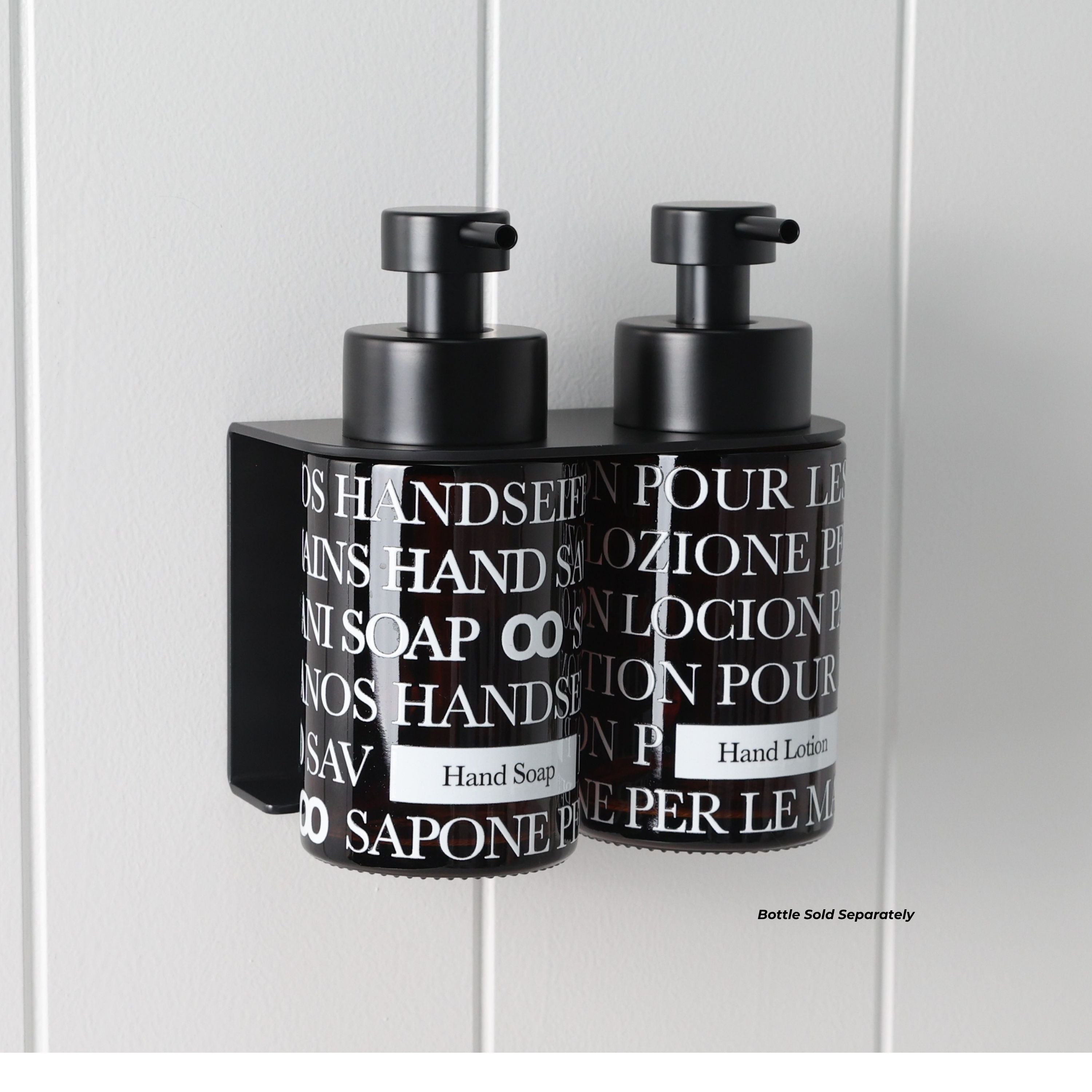 Double Wall Mounted Soap Bottle Bracket