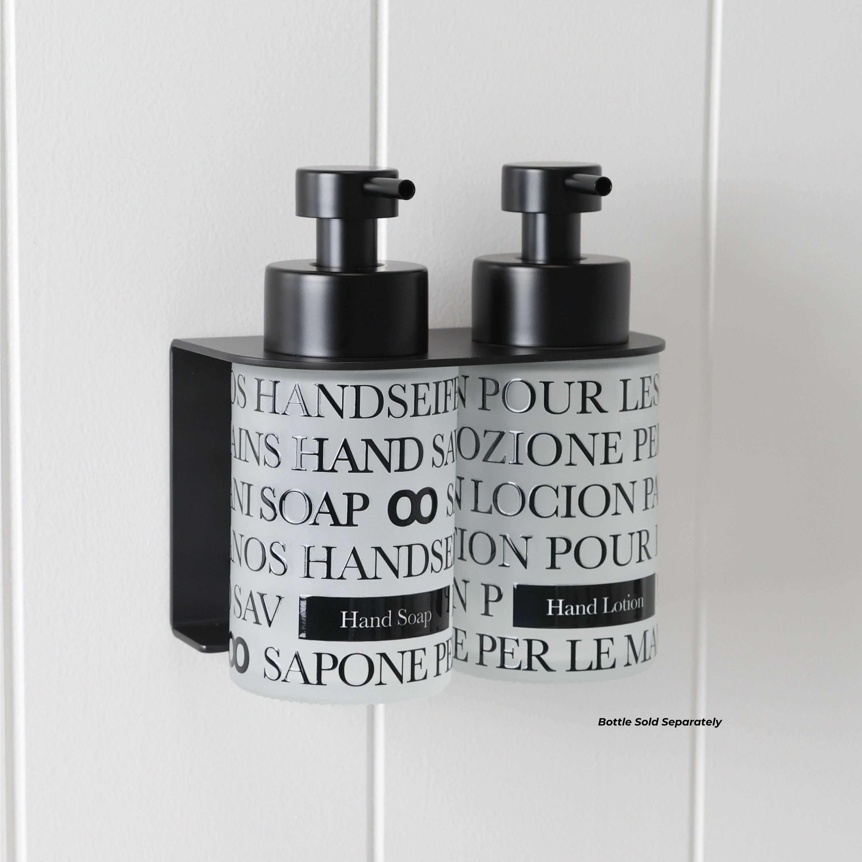 Double Wall Mounted Soap Bottle Bracket