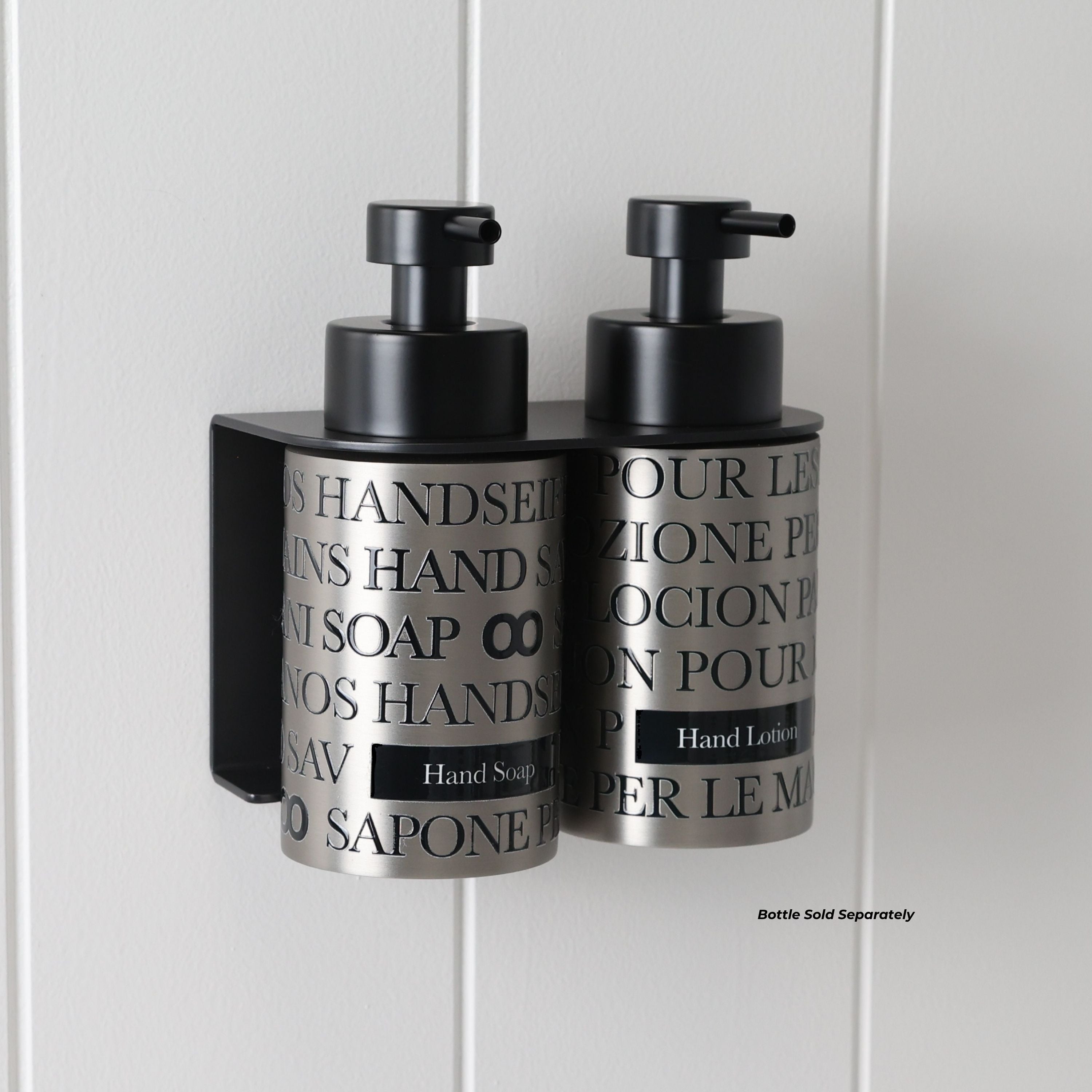 Double Wall Mounted Soap Bottle Bracket