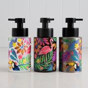 Tropical Flamingo Dispenser Bottle, 250ml
