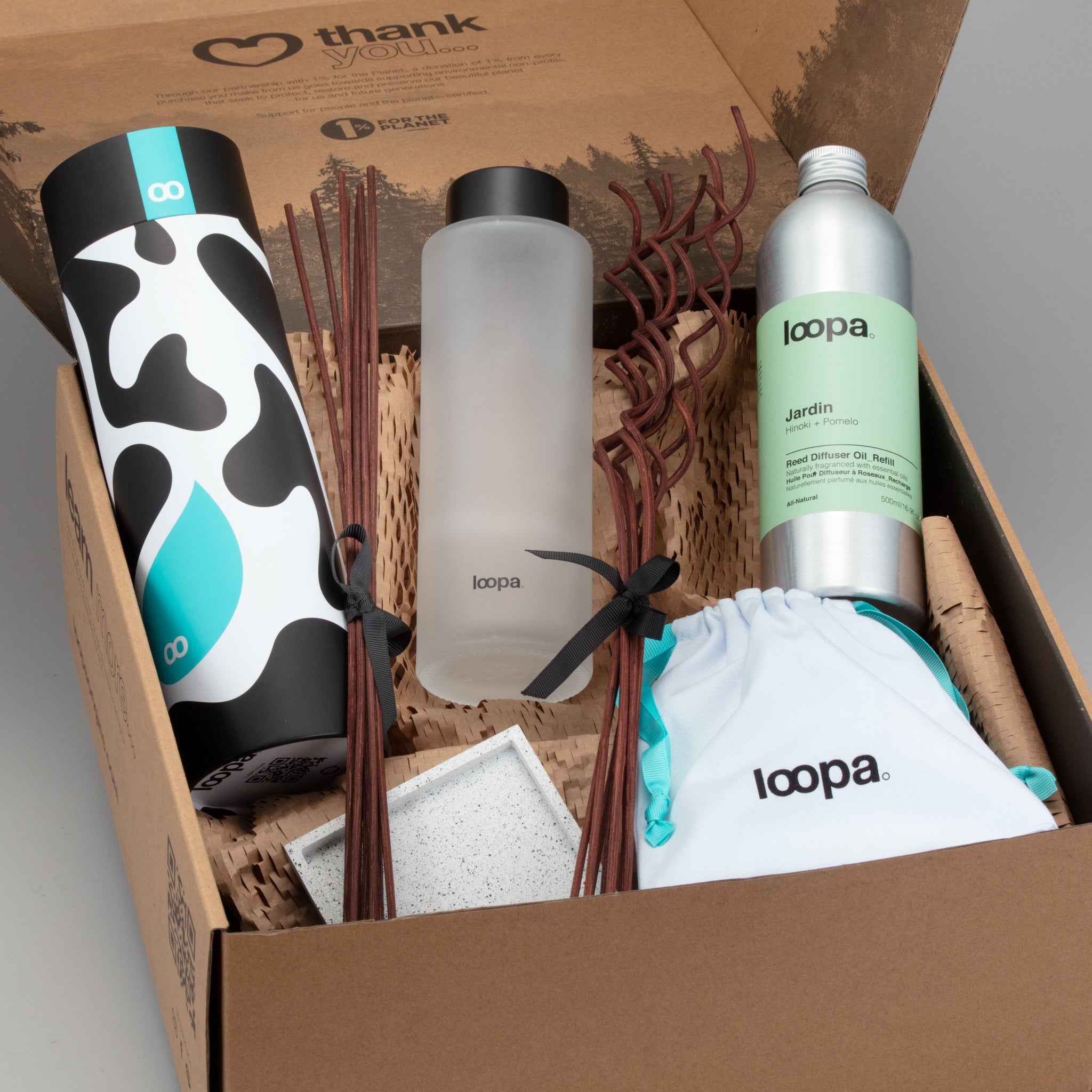 Reed Diffuser Starter Set, 500ml, Hinoki + Pomelo (Jardin)