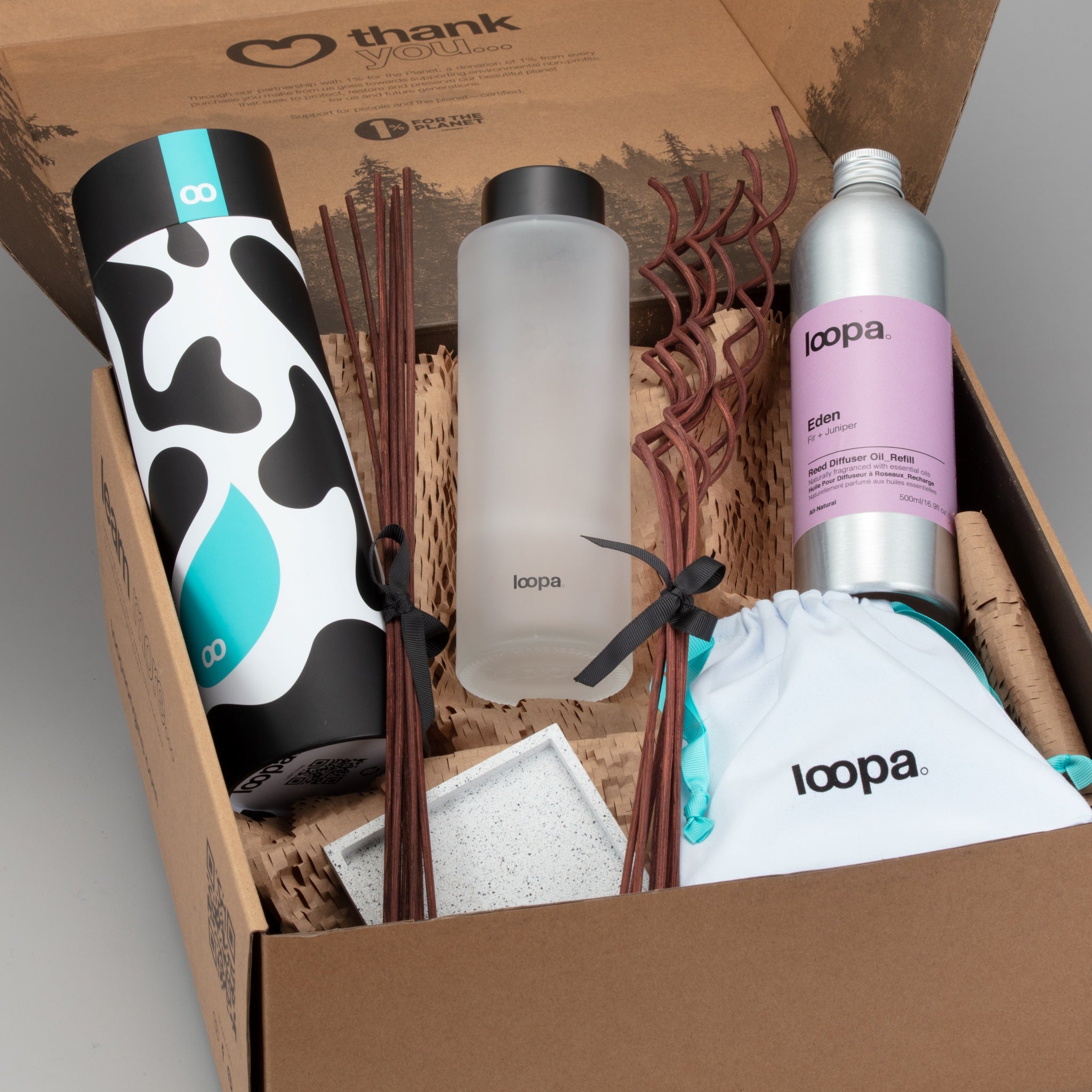 Diffuser Starter Set, 500ml, Fir + Juniper (Eden)