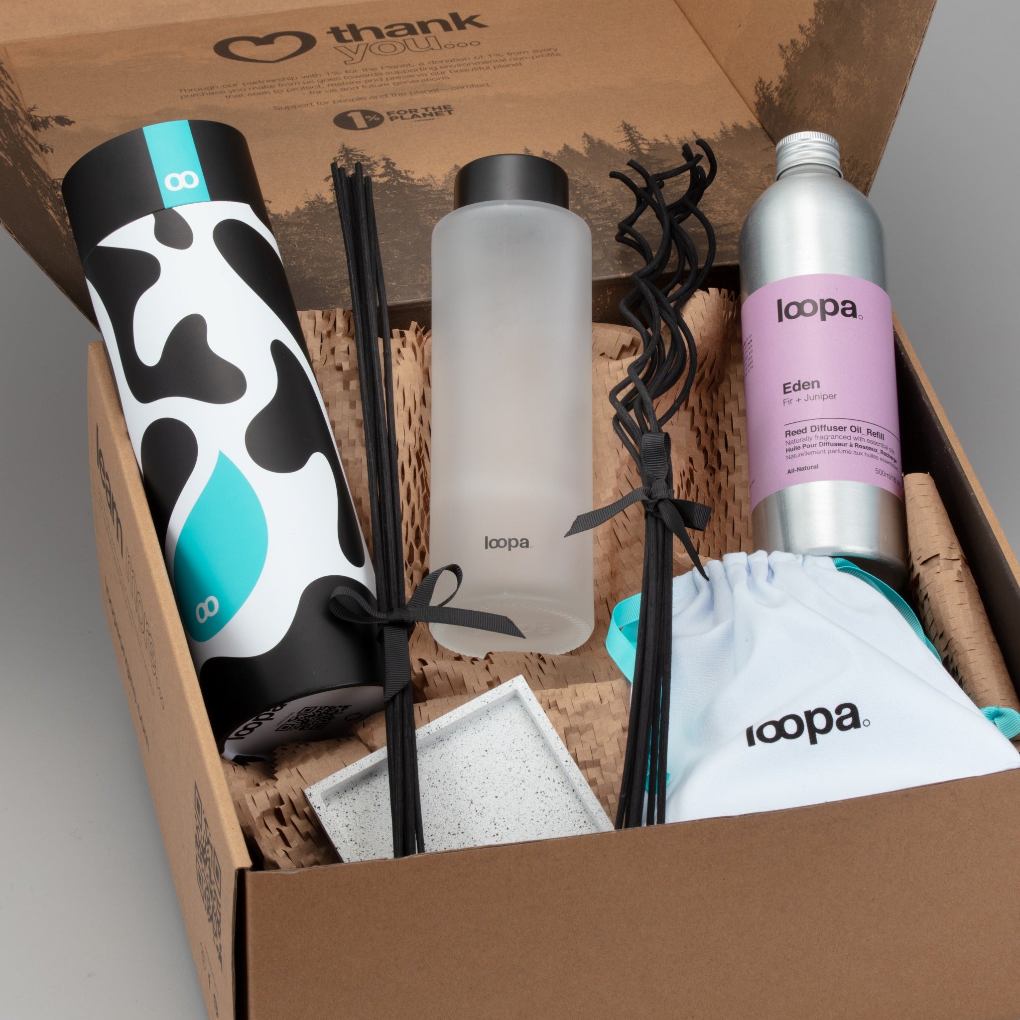 Diffuser Starter Set, 500ml, Fir + Juniper (Eden)