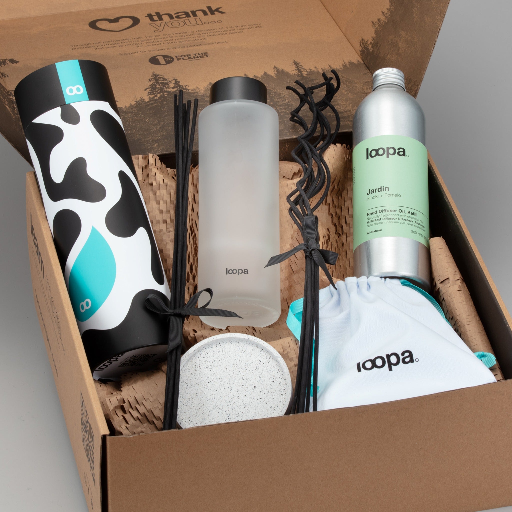 Reed Diffuser Starter Set, 500ml, Hinoki + Pomelo (Jardin)