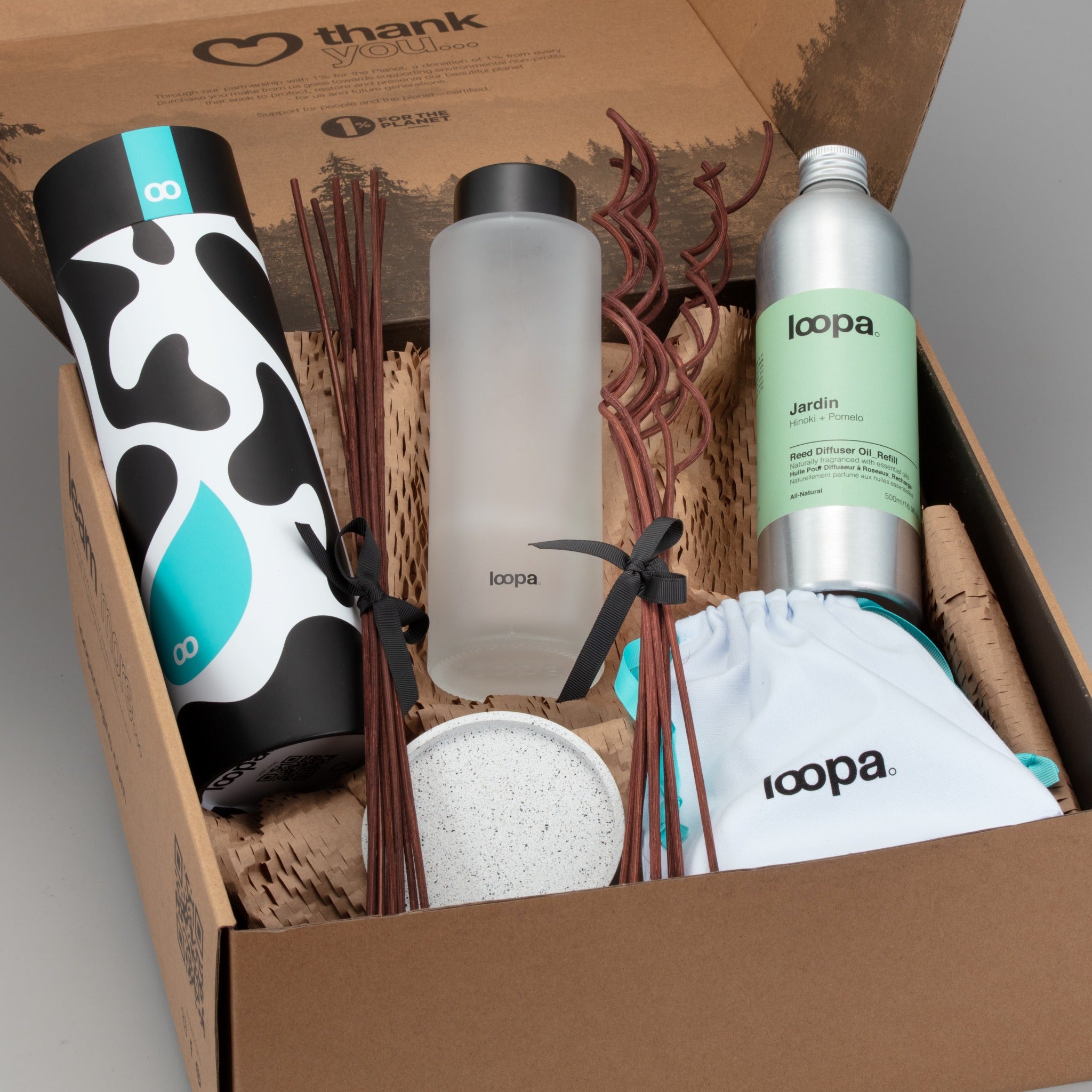 Reed Diffuser Starter Set, 500ml, Hinoki + Pomelo (Jardin)