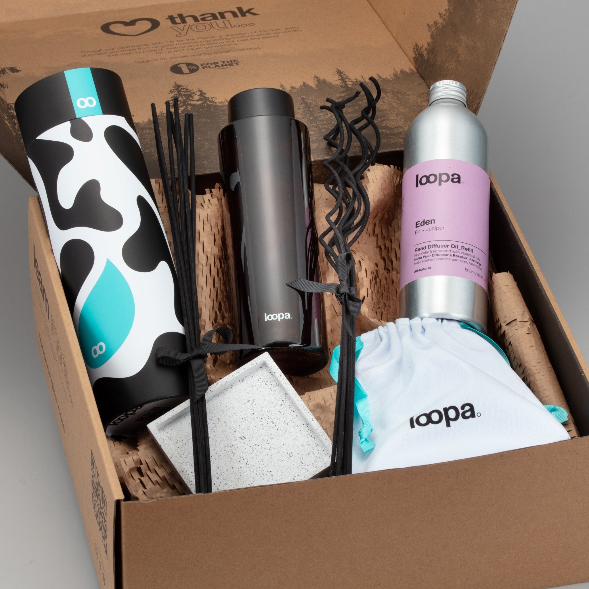 Diffuser Starter Set, 500ml, Fir + Juniper (Eden)