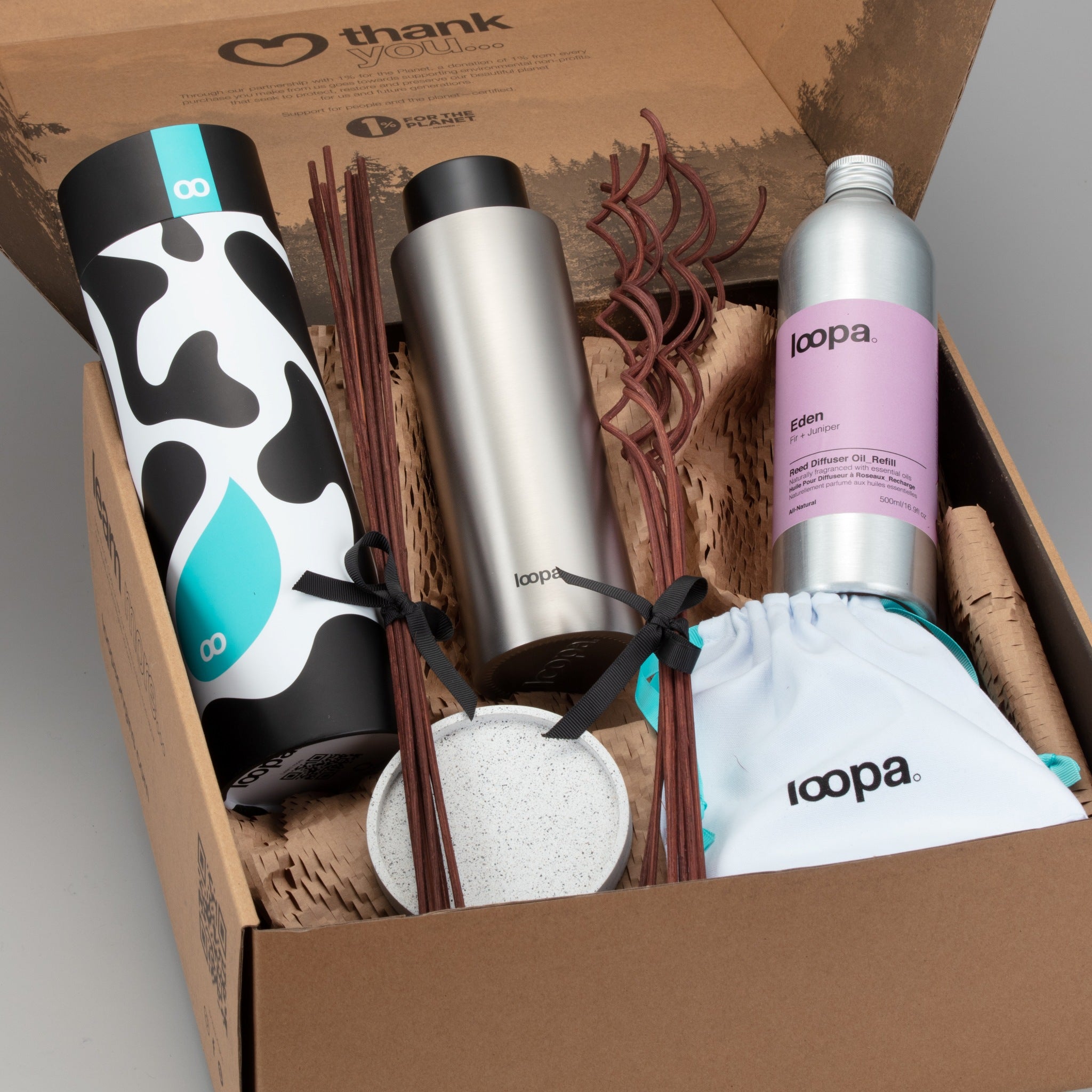 Diffuser Starter Set, 500ml, Fir + Juniper (Eden)