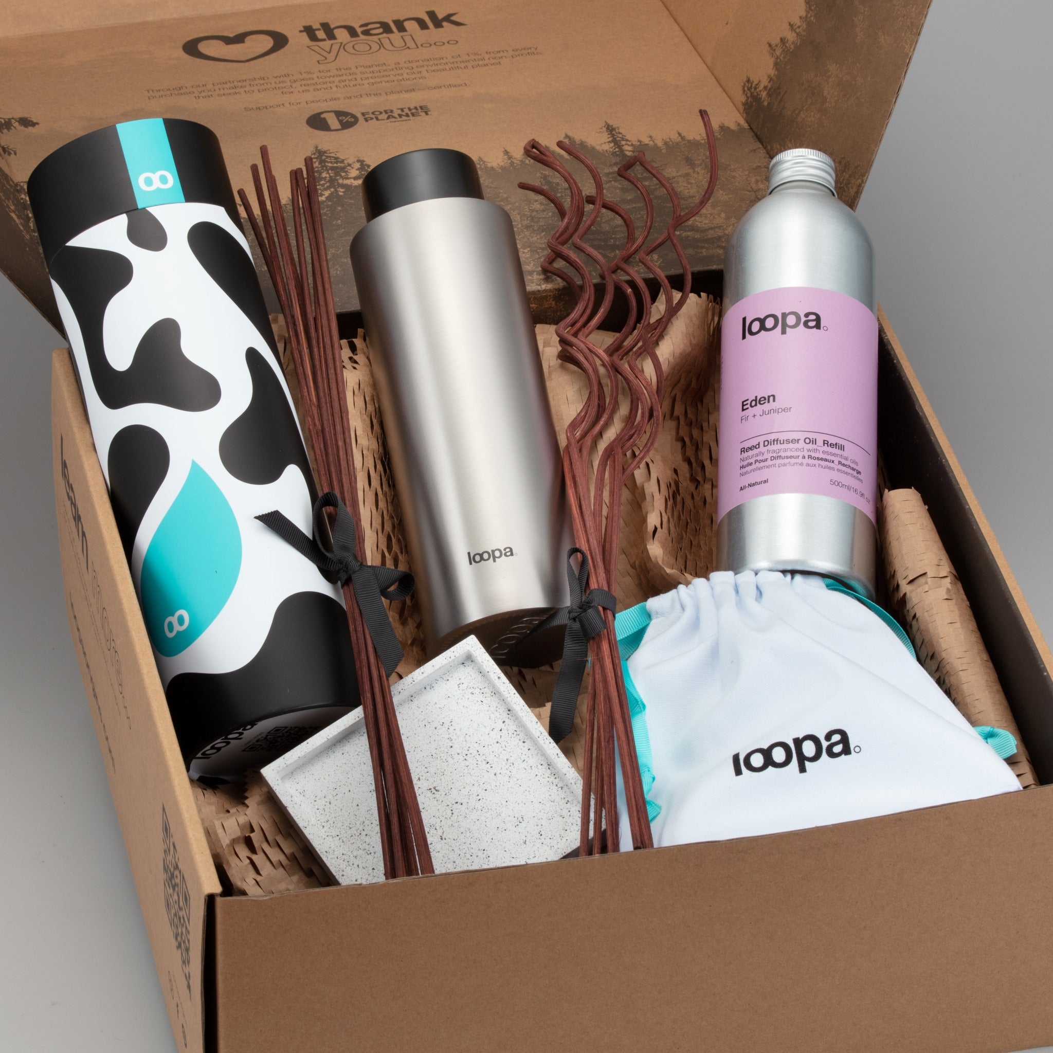 Diffuser Starter Set, 500ml, Fir + Juniper (Eden)