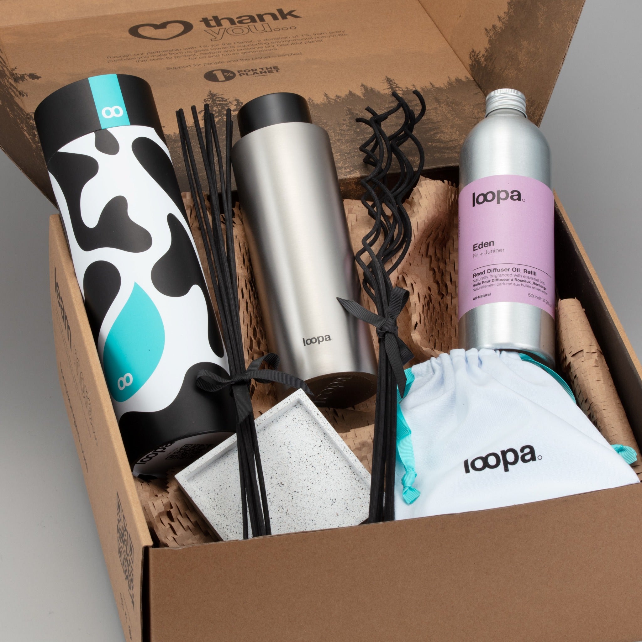 Diffuser Starter Set, 500ml, Fir + Juniper (Eden)