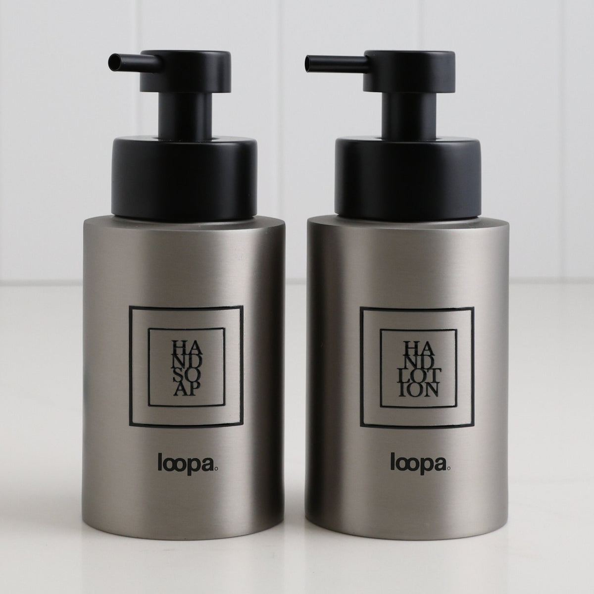 Loopa Glass Amber Glass Dispenser Bottle, 250ml or 500ml – loopa