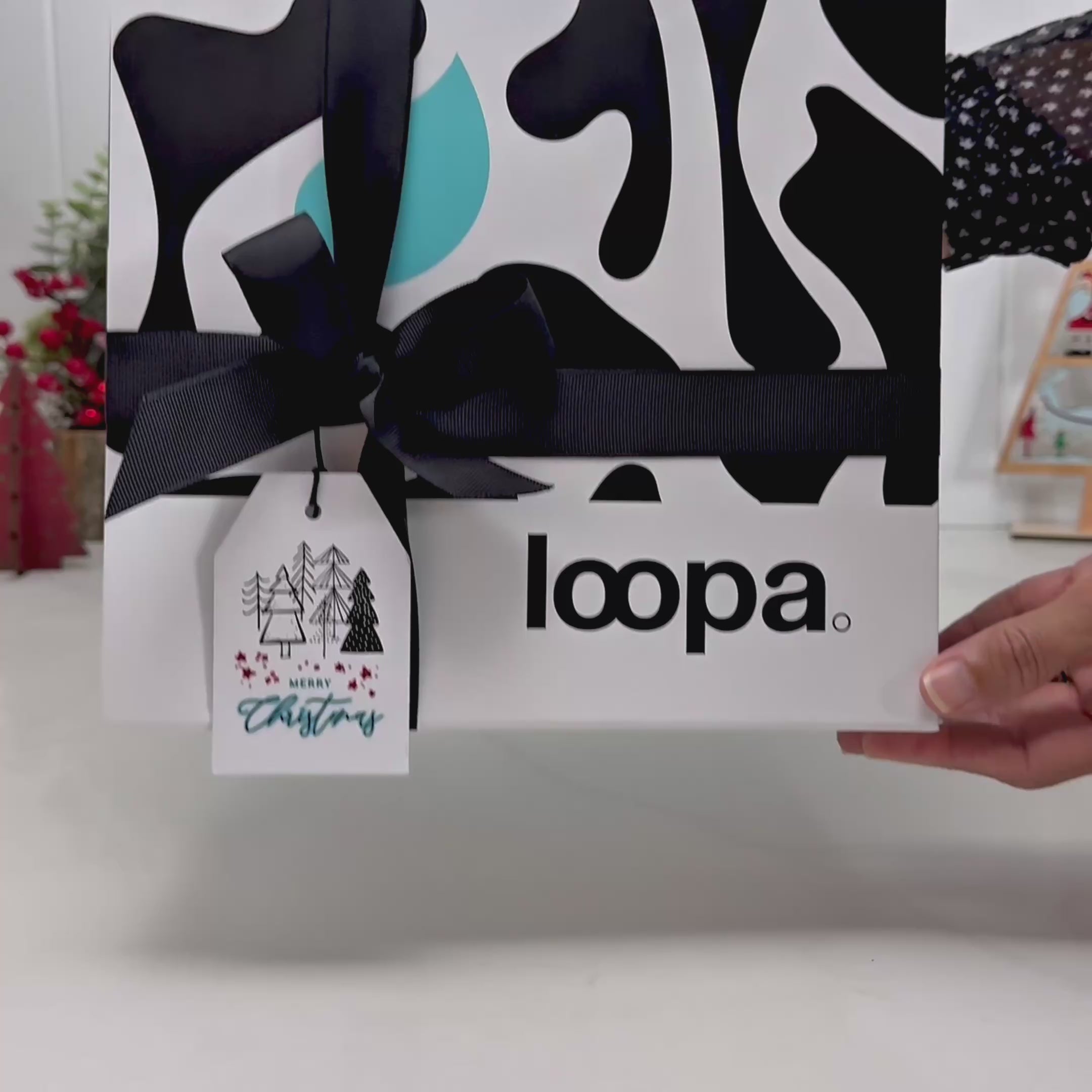 Christmas Gift Set, Hand Soap, Amber Glass